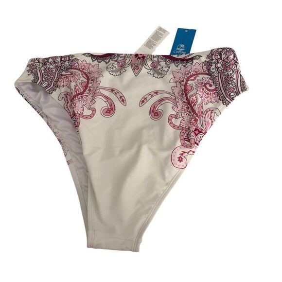 Cupshe Bikini Bottom Women's XL Pink High Cut Swim Bathing Suit NWT - Picture 7 of 10